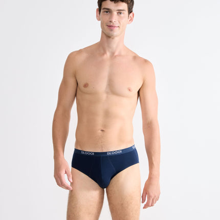 Sloggi slip basic midi night blue heren 10004712-0080 Sloggi slip basic midi night blue hommes