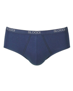 Sloggi slip basic midi night blue heren 10004712-0080 Sloggi slip basic midi night blue hommes
