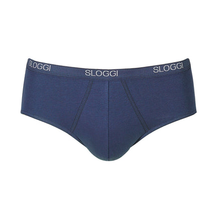 Sloggi slip basic midi night blue heren 10004712-0080 Sloggi slip basic midi night blue hommes