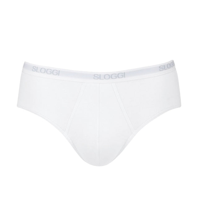 Sloggi slip basic midi white heren 10004712-0003 Sloggi slip basic midi white hommes