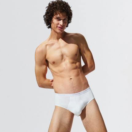 Sloggi slip basic midi white heren 10004712-0003 Sloggi slip basic midi white hommes