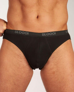 Sloggi slip basic mini black heren 10004711-0004 Sloggi slip basic mini black hommes

