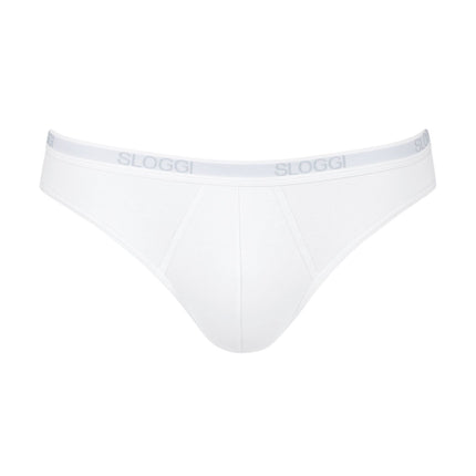 Sloggi slip basic mini white heren 10004711-0003 Sloggi slip basic mini white hommes