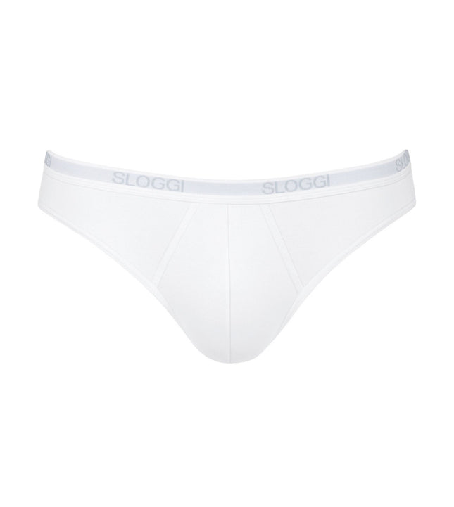 Sloggi slip basic mini white heren 10004711-0003 Sloggi slip basic mini white hommes