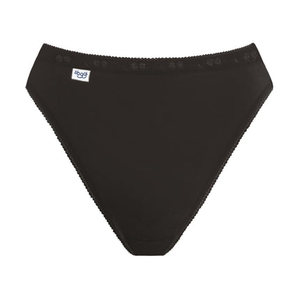 Sloggi slip basic+ tai cotton black dames 10005039-0004 Sloggi slip basic+ tai cotton black femmes