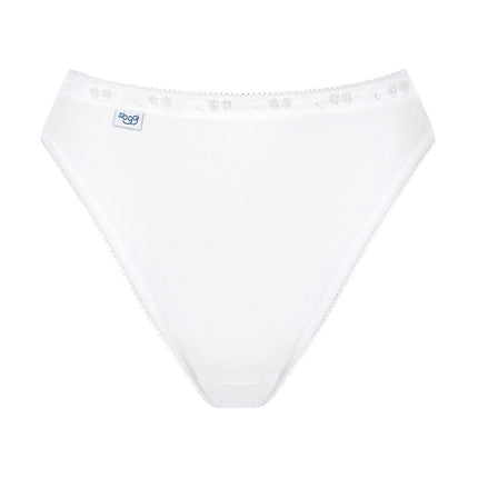 Sloggi slip basic+ tai cotton white dames 10005039-0003 Sloggi slip basic+ tai cotton white femmes