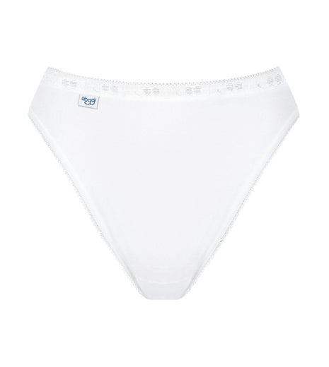 Sloggi slip basic+ tai cotton white dames 10005039-0003 Sloggi slip basic+ tai cotton white femmes