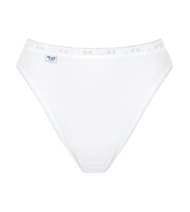 Sloggi slip basic+ tai cotton white dames 10005039-0003 Sloggi slip basic+ tai cotton white femmes