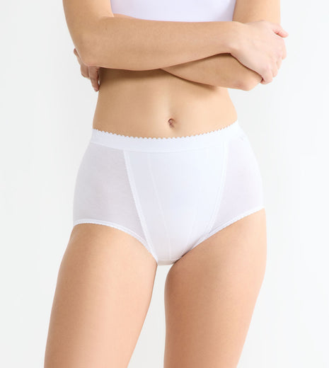 Sloggi slip control maxi white dames 10005203-0003 Sloggi slip control maxi white femmes