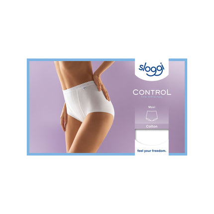 Sloggi slip control maxi white dames 10005203-0003 Sloggi slip control maxi white femmes