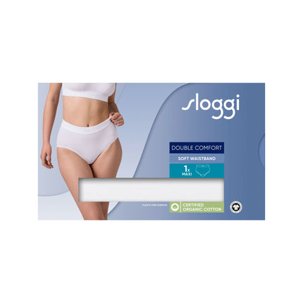 Sloggi slip double comfort t maxi white dames 10222805-0003 Sloggi slip double comfort t maxi white femmes