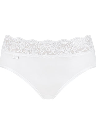 Sloggi slip romance midi white dames 10031896-0003 Sloggi slip romance midi white femmes