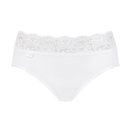 Sloggi slip romance midi white dames 10031896-0003 Sloggi slip romance midi white femmes