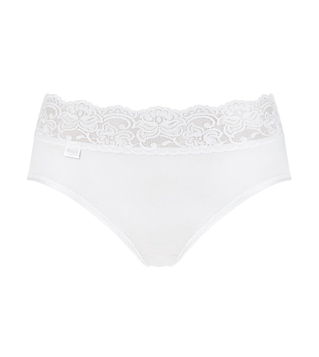 Sloggi slip romance midi white dames 10031896-0003 Sloggi slip romance midi white femmes