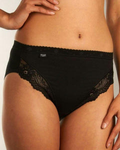 Sloggi slip romance tai black dames 10031895-0004 Sloggi slip romance tai black femmes
