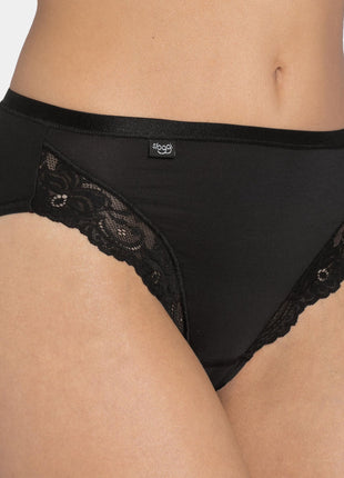 Sloggi slip romance tai black dames 10031895-0004 Sloggi slip romance tai black femmes