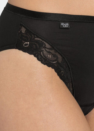 Sloggi slip romance tai black dames 10031895-0004 Sloggi slip romance tai black femmes