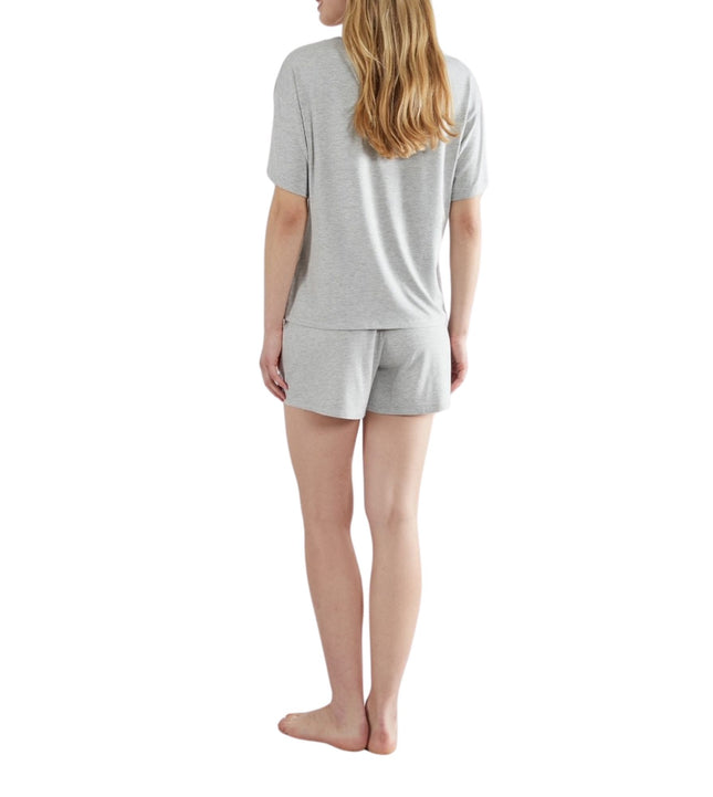 Tom Tailor pyjama korte broek manila grey dames 60327-6085-821 Tom Tailor pyjama pantalon court manila grey femmes