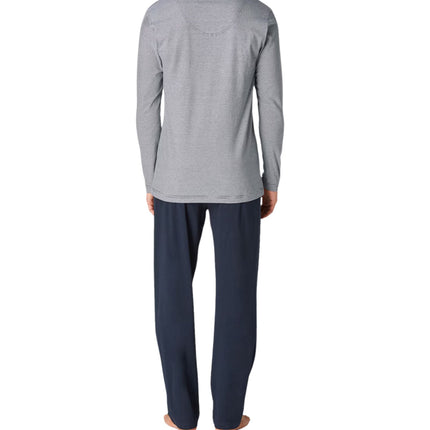Tom Tailor pyjama lange broek nevada dark blue heren 71112-5607-632 Tom Tailor pyjama pantalon long nevada dark blue hommes
