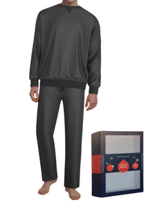 Tom Tailor pyjama lange broek rhodos black heren 71479-3041-920 Tom Tailor pyjama pantalon long rhodos black hommes