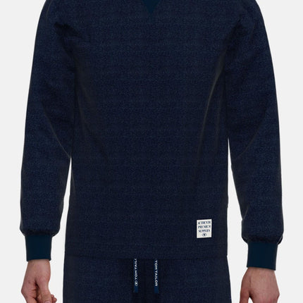 Tom Tailor pyjama lange broek rhodos dark blue heren 71469-3028-630 Tom Tailor pyjama pantalon long rhodos dark blue hommes