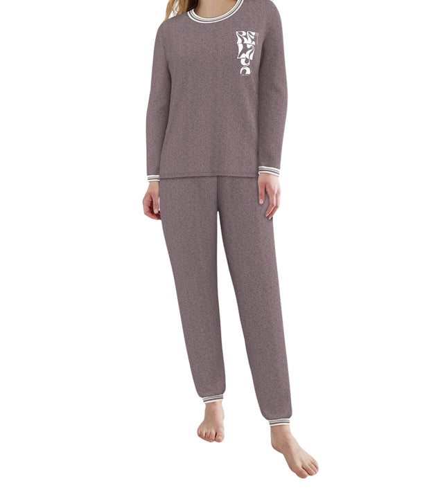 Tom Tailor pyjama lange broek sitia lila dames 60353-6562-721 Tom Tailor pyjama pantalon long sitia lila femmes