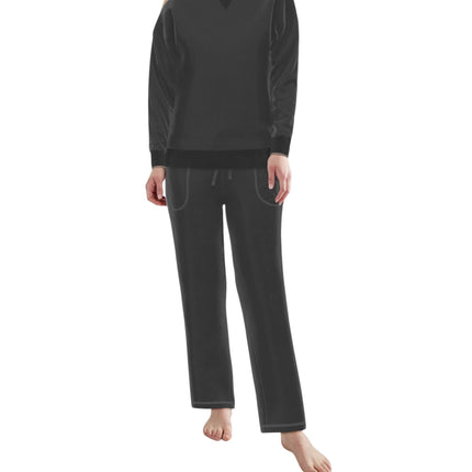 Tom Tailor pyjama lange broek xanthi black dames 60387-3041-920 Tom Tailor pyjama pantalon long xanthi black femmes