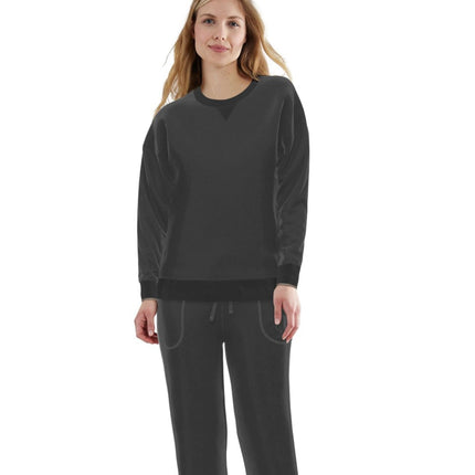 Tom Tailor pyjama lange broek xanthi black dames 60387-3041-920 Tom Tailor pyjama pantalon long xanthi black femmes