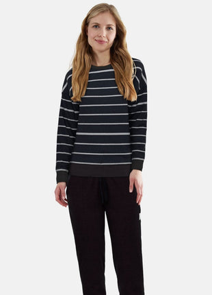 Tom Tailor pyjama lange broek xanthi dark blue dames 60375-3028-832 Tom Tailor pyjama pantalon long xanthi dark blue femmes