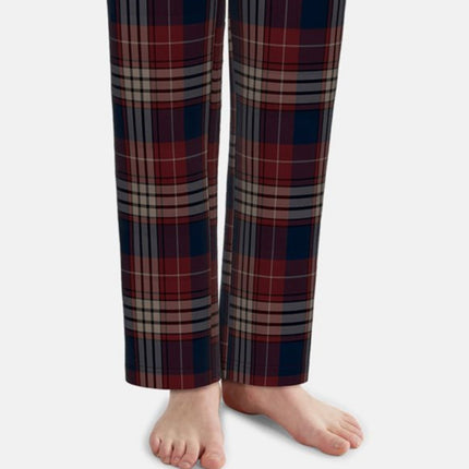 Tom Tailor pyjama lange broek xanthi red dames 60386-6549-424 Tom Tailor pyjama pantalon long xanthi red femmes