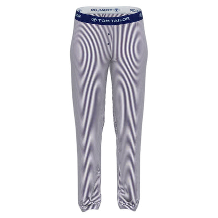 Tom Tailor pyjamabroek stripes blue dames  64004-6085-623 Tom Tailor pantalon de pyjama stripes blue femmes