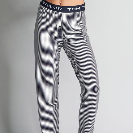 Tom Tailor pyjamabroek stripes blue dames  64004-6085-623 Tom Tailor pantalon de pyjama stripes blue femmes