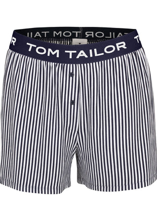 Tom Tailor pyjamashort stripes blue dames  64005-6085-623 Tom Tailor short de pyjama stripes blue femmes