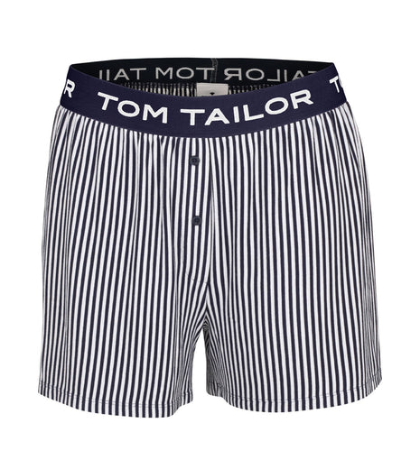 Tom Tailor pyjamashort stripes blue dames  64005-6085-623 Tom Tailor short de pyjama stripes blue femmes