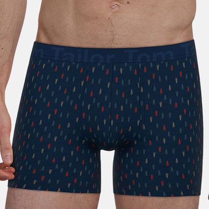 Tom Tailor short 2 pack kentucky blue heren 75285-6061-655 Tom Tailor boxer lot de 2 kentucky blue hommes