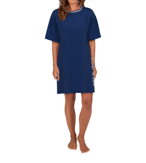 Tom Tailor slaapkleedje breda dark blue dames 60250-6061-660 Tom Tailor robe de nuit breda dark blue femmes