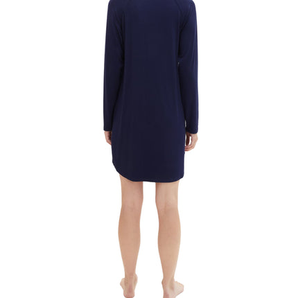 Tom Tailor slaapkleedje florence dark blue dames 60193-6085-630 Tom Tailor robe de nuit florence dark blue femmes
