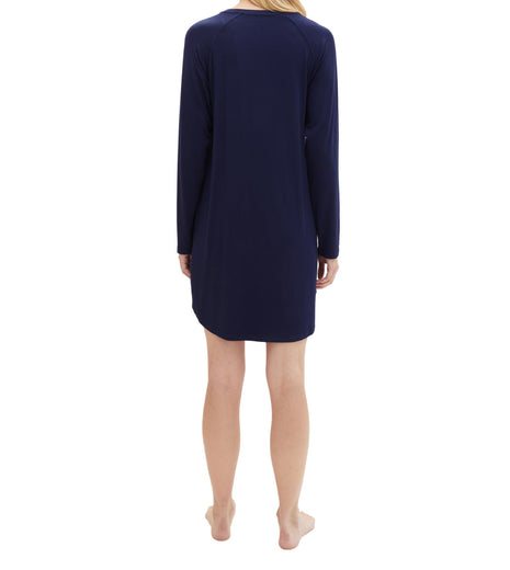 Tom Tailor slaapkleedje florence dark blue dames 60193-6085-630 Tom Tailor robe de nuit florence dark blue femmes
