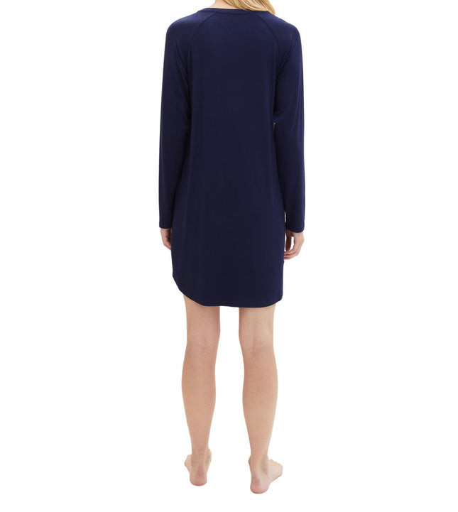 Tom Tailor slaapkleedje florence dark blue dames 60193-6085-630 Tom Tailor robe de nuit florence dark blue femmes
