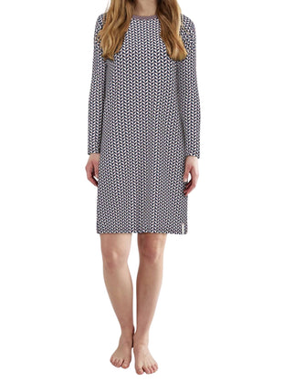 Tom Tailor slaapkleedje sitia lila dames 60342-6061-725 Tom Tailor robe de nuit sitia lila femmes