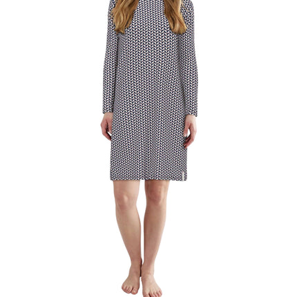 Tom Tailor slaapkleedje sitia lila dames 60342-6061-725 Tom Tailor robe de nuit sitia lila femmes