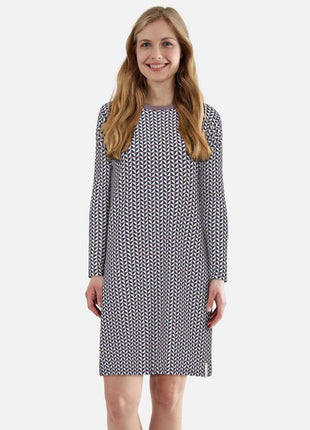 Tom Tailor slaapkleedje sitia lila dames 60342-6061-725 Tom Tailor robe de nuit sitia lila femmes