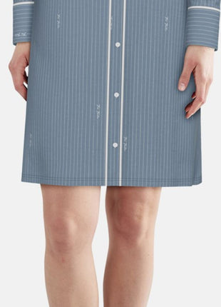 Tom Tailor slaapkleedje xanthi blue dames 60363-6061-623 Tom Tailor robe de nuit xanthi blue femmes