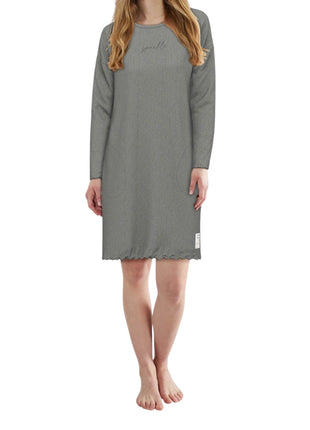 Tom Tailor slaapkleedje xanthi grey dames 60389-6579-821 Tom Tailor robe de nuit xanthi grey femmes