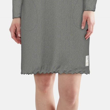 Tom Tailor slaapkleedje xanthi grey dames 60389-6579-821 Tom Tailor robe de nuit xanthi grey femmes