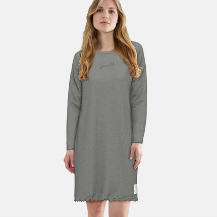 Tom Tailor slaapkleedje xanthi grey dames 60389-6579-821 Tom Tailor robe de nuit xanthi grey femmes