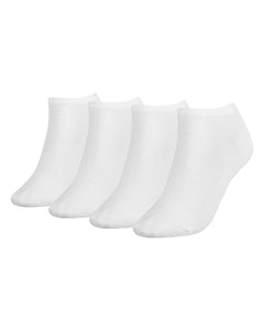 Tommy Hilfiger enkelsokken 4 paar sneaker white dames 701219559-002 Tommy Hilfiger soquettes 4 paires sneaker white femmes