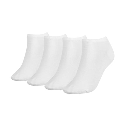 Tommy Hilfiger enkelsokken 4 paar sneaker white dames 701219559-002 Tommy Hilfiger soquettes 4 paires sneaker white femmes