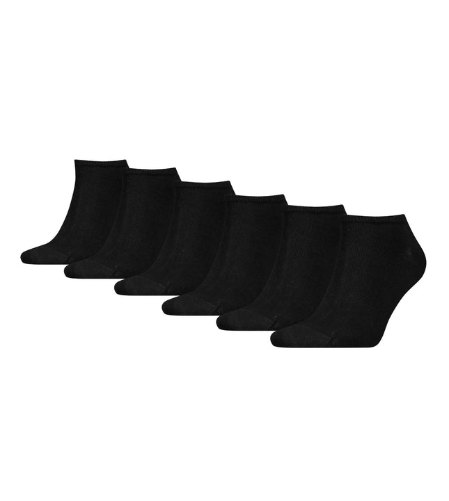 Tommy Hilfiger enkelsokken 6 paar sneaker black heren 701219562-001 Tommy Hilfiger soquettes 6 paires sneaker black hommes