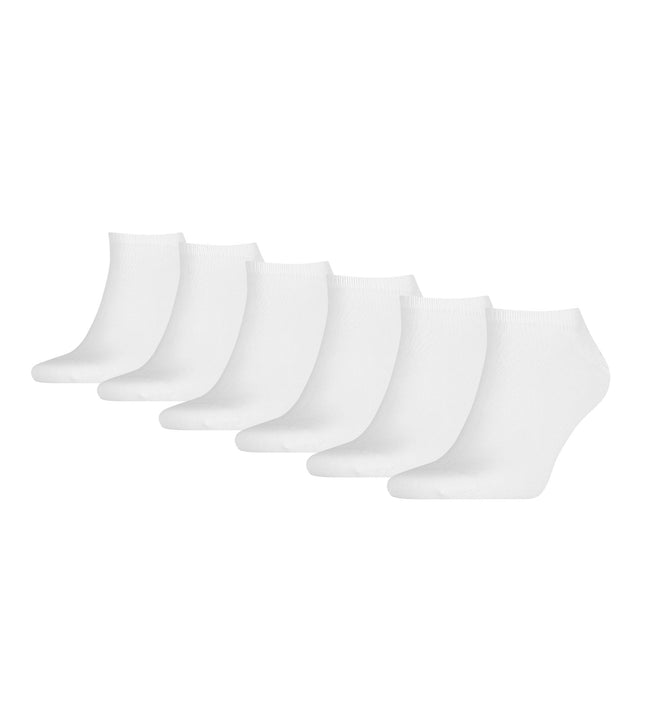 Tommy Hilfiger enkelsokken 6 paar sneaker white heren 701219562-002 Tommy Hilfiger soquettes 6 paires sneaker white hommes